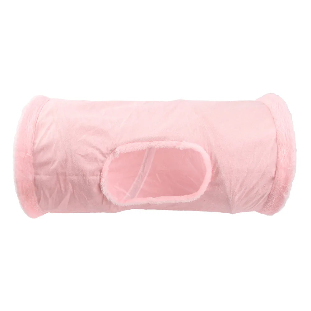 Suede Collapsible Cat/Tunnel Play Tube