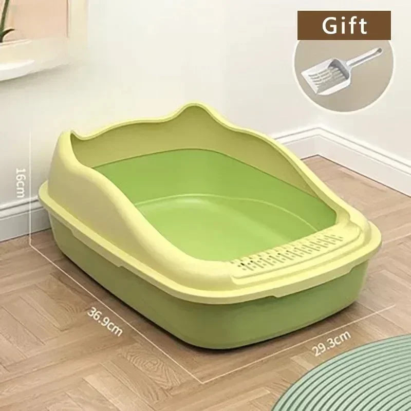 Compact Cat Litter Box – Anti-Splash Design