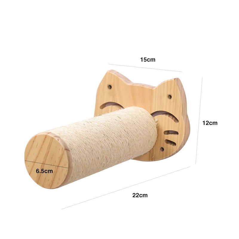 Wall-mounted Cat Hammock Bed & Shelf Set