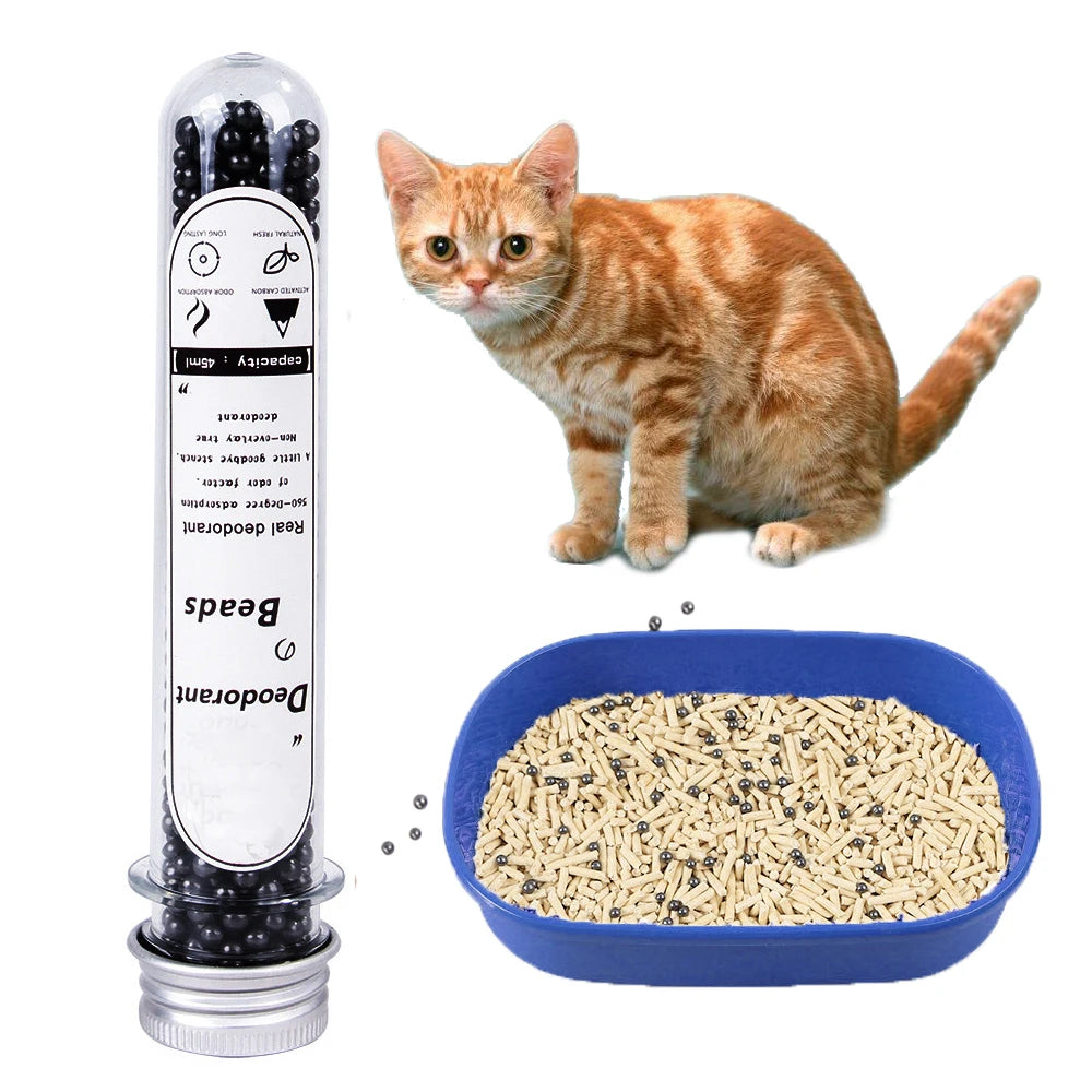 Activated Carbon Cat Litter Deodorizer – Odor Neutralizer Powder