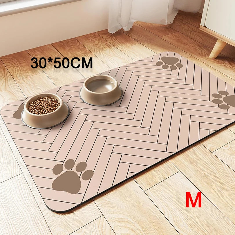 Waterproof Cat Feeding Mat – Non-Slip & Quick-Dry