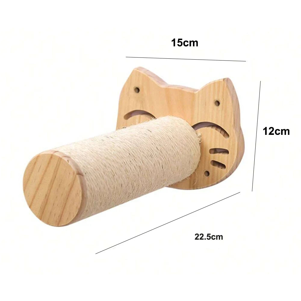 Wall-mounted Cat Hammock Bed & Shelf Set