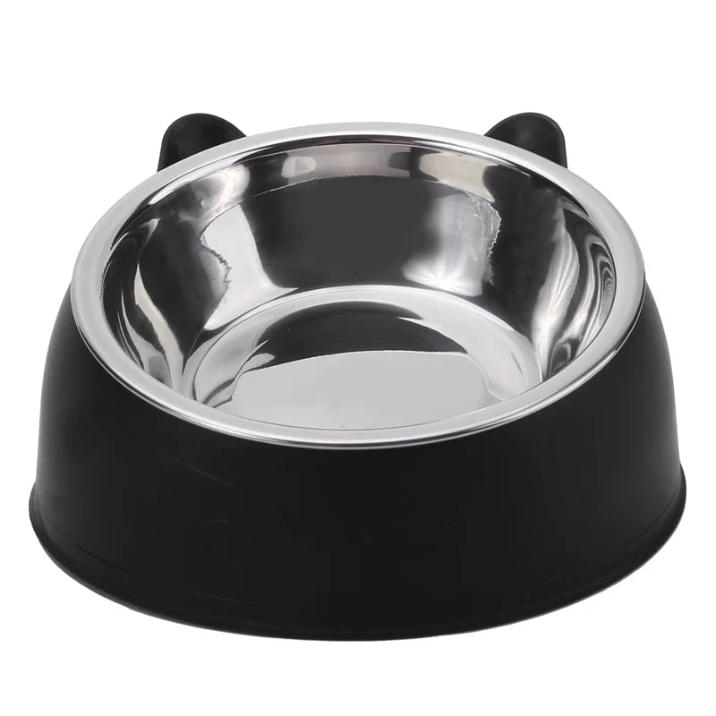 Ergonomic Tilted Cat Bowl – Anti-Slip, Anti-Vomit