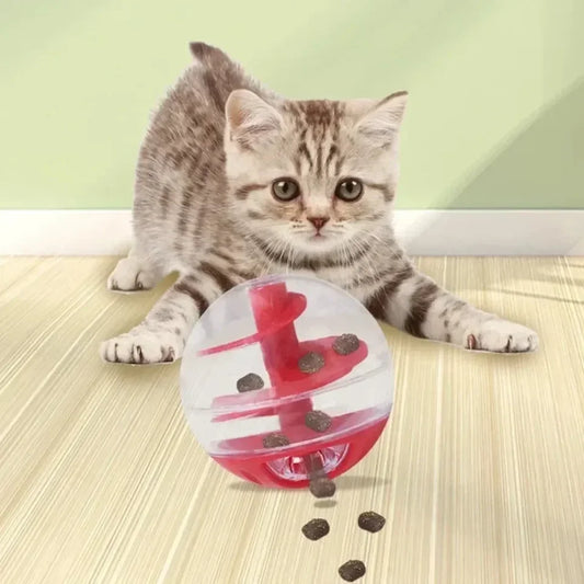 Treat Dispensing Puzzle Ball – Slow Feeder for Cats