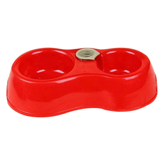 Double Cat Bowl with Water Dispenser – Raised Stand Design