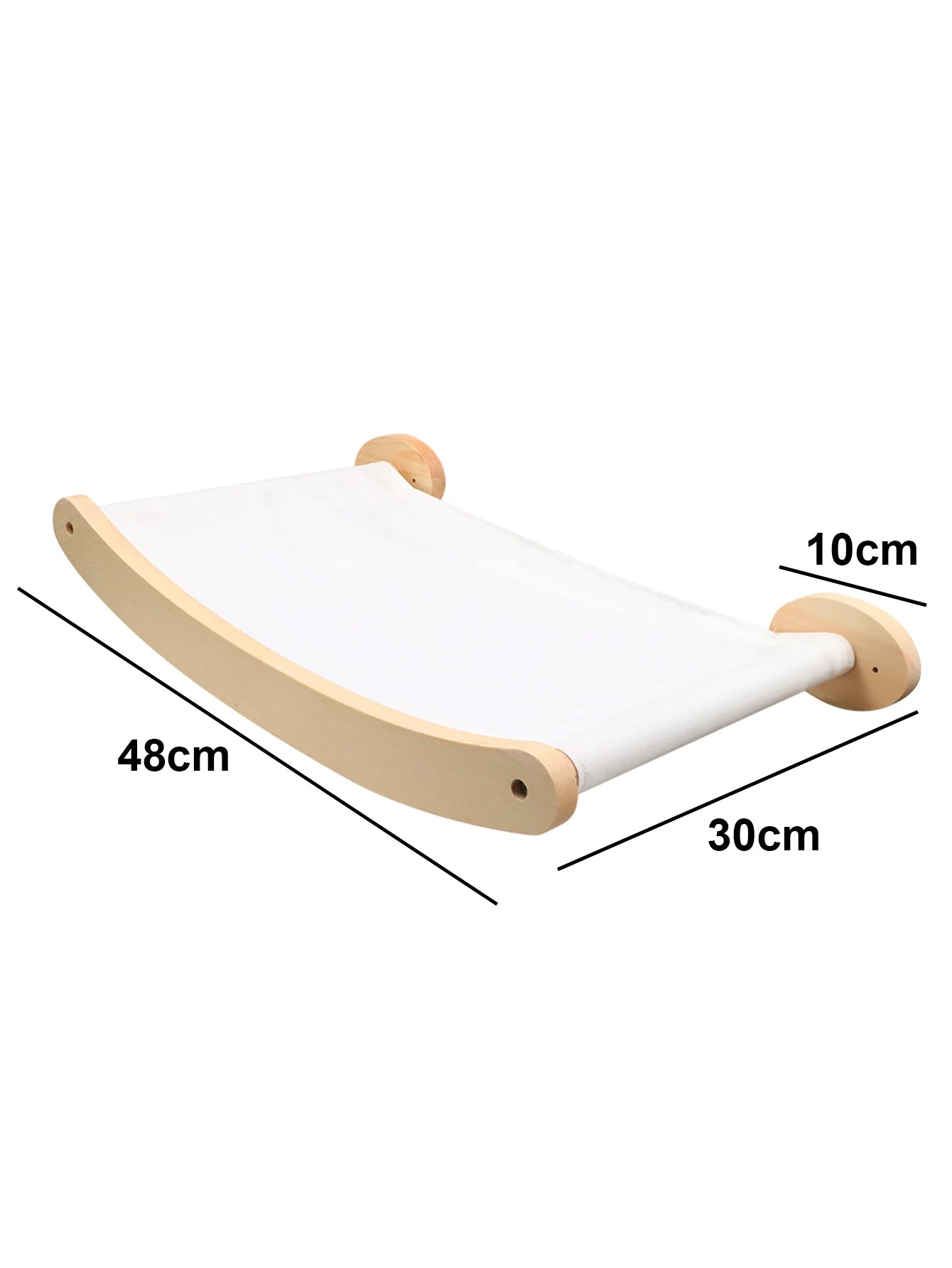 Wall-mounted Cat Hammock Bed & Shelf Set