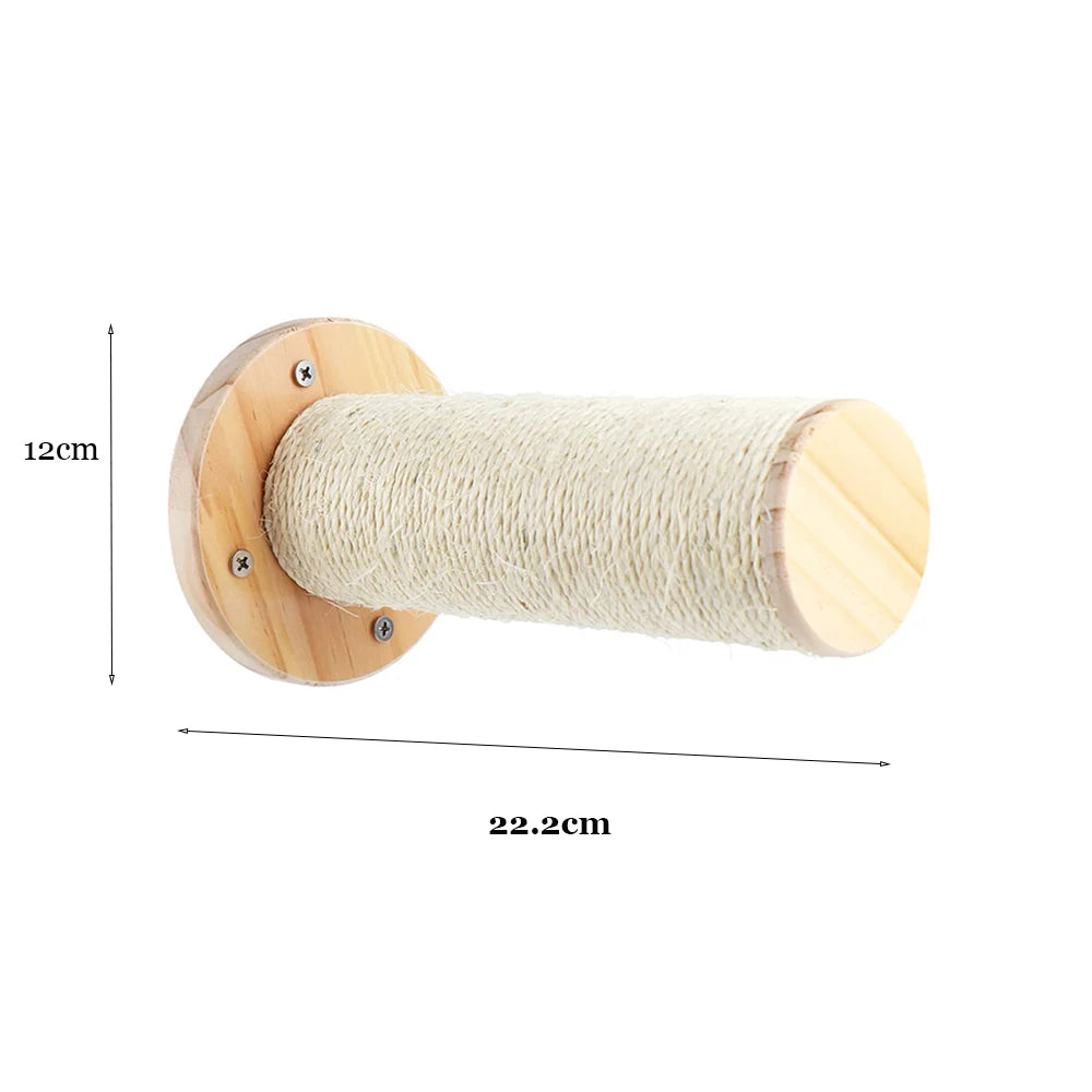 Wall-mounted Cat Hammock Bed & Shelf Set