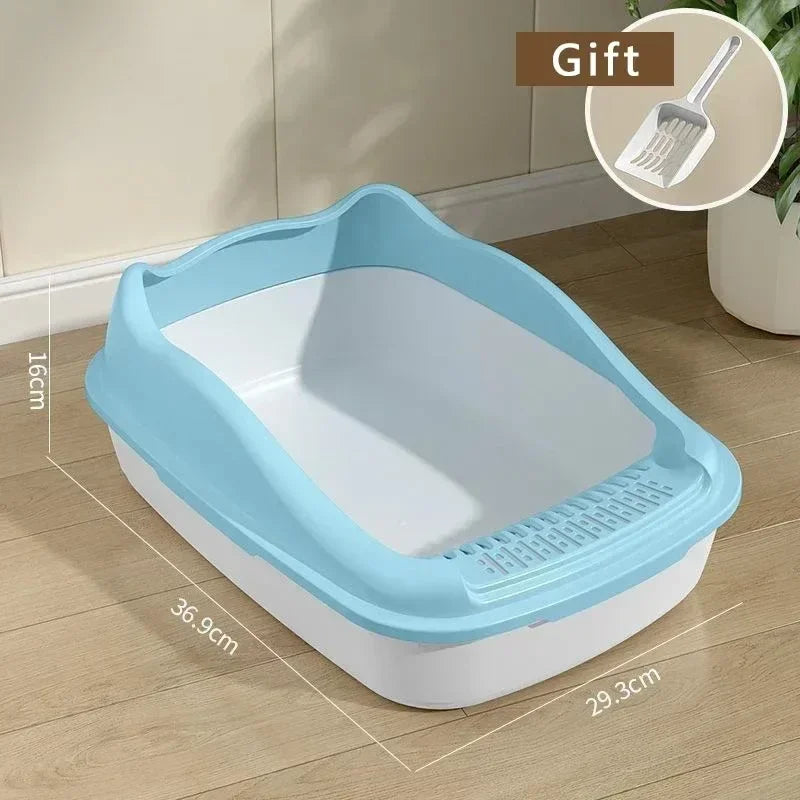 Compact Cat Litter Box – Anti-Splash Design