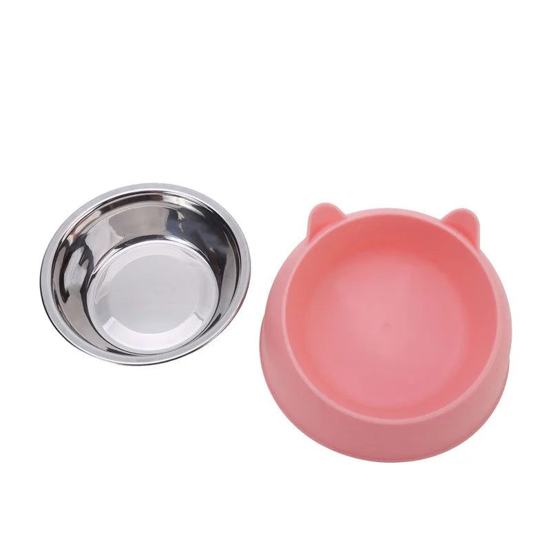 Ergonomic Tilted Cat Bowl – Anti-Slip, Anti-Vomit