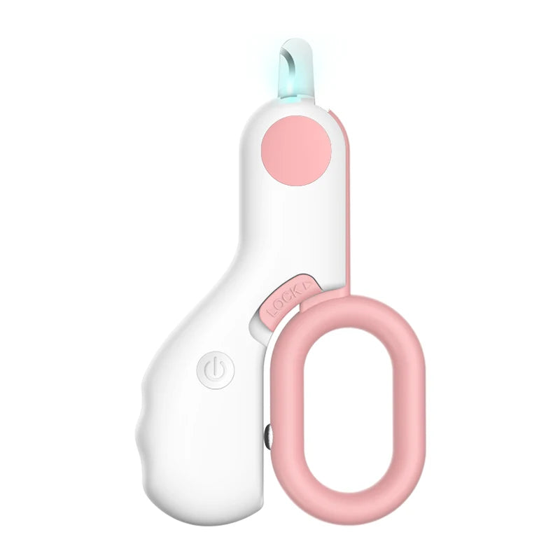 LED Cat Nail Clipper – Safety Lock & Illuminated Blade