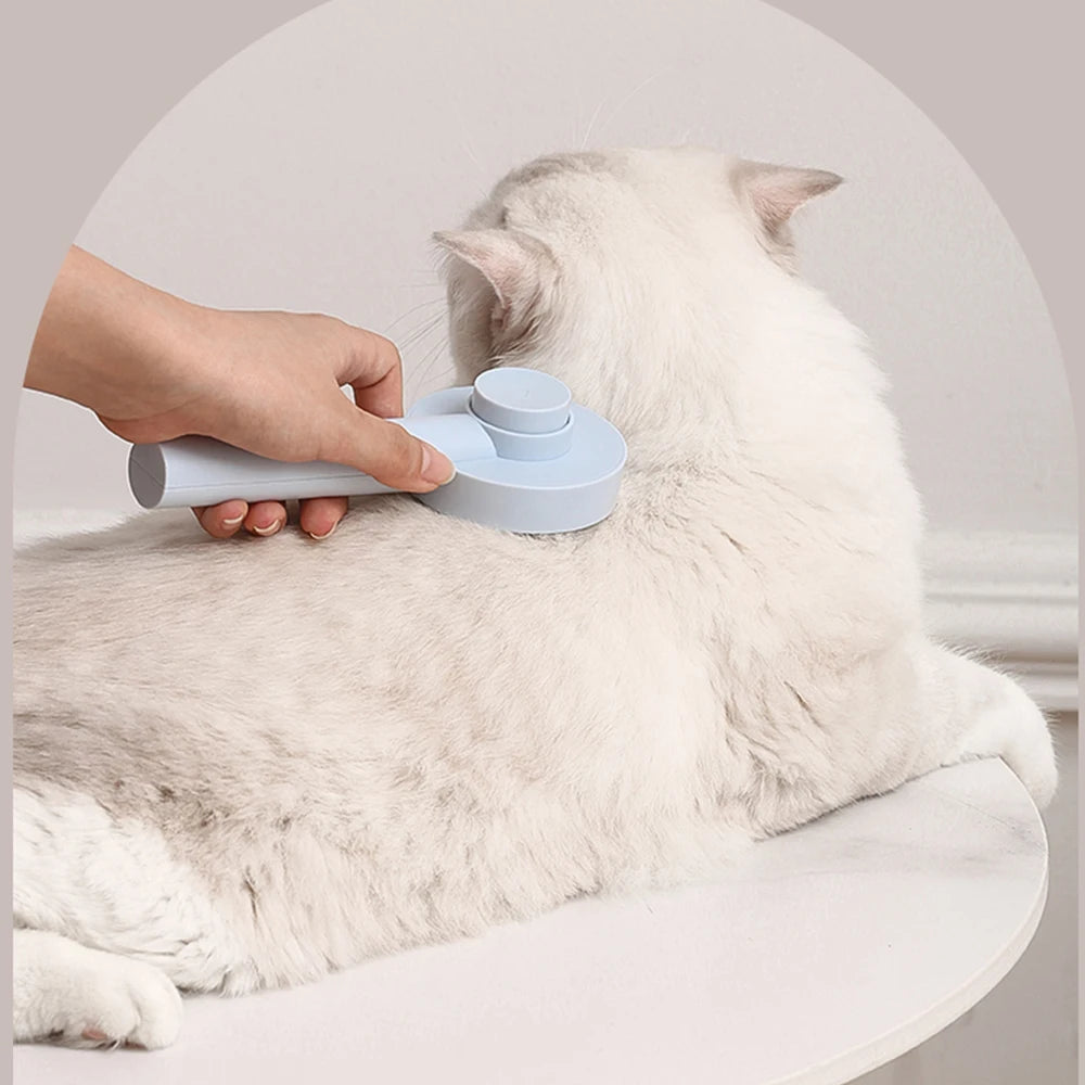 Self-Cleaning Pet Hair Brush – Cat & Dog Grooming Tool