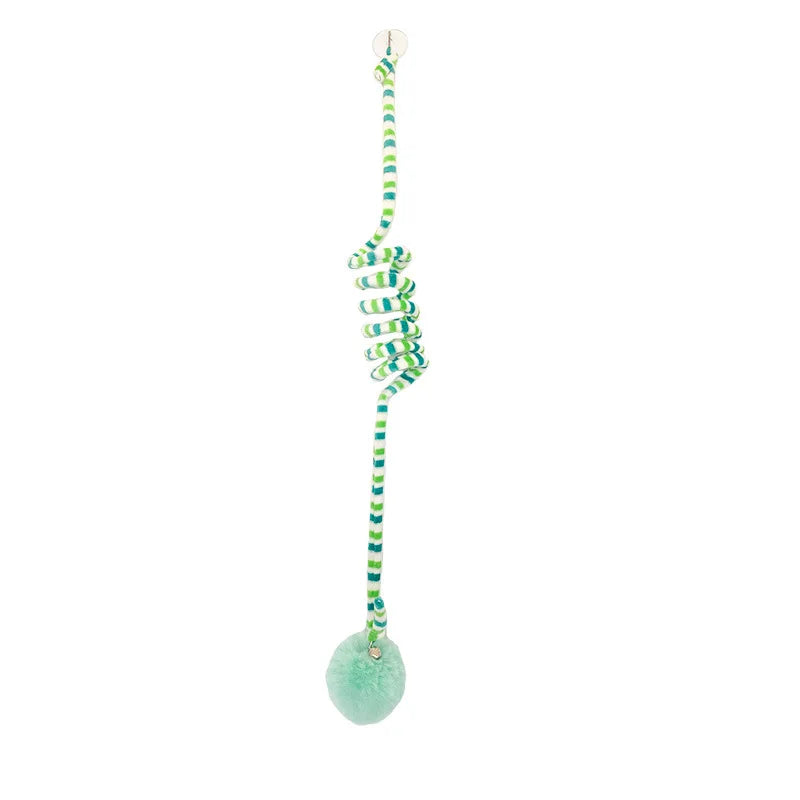 Interactive Hanging Cat Toy – With Bell & Feather
