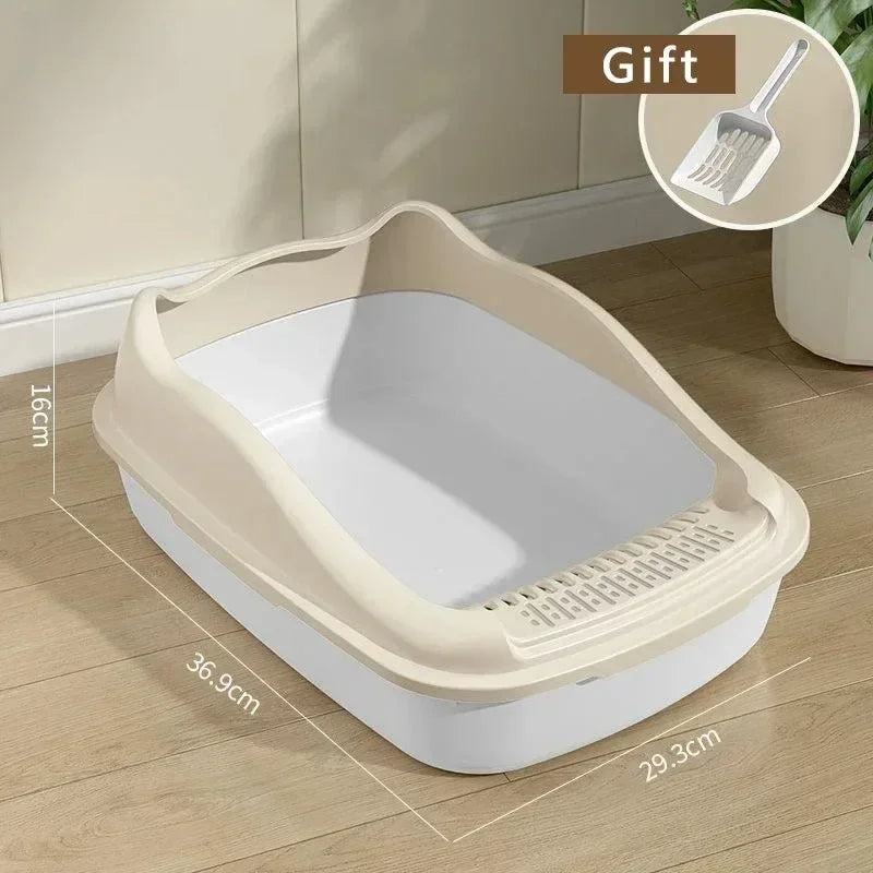 Compact Cat Litter Box – Anti-Splash Design
