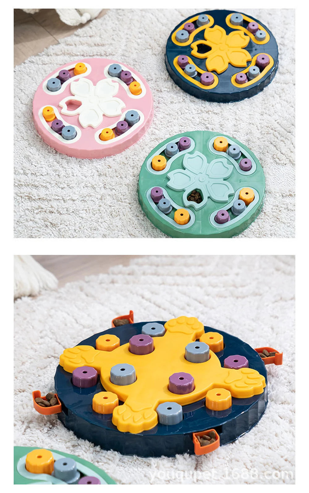 Interactive Puzzle Feeder Bowl