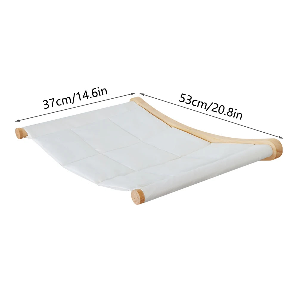 Wall-Mounted Cat Hammock Bed & Perch