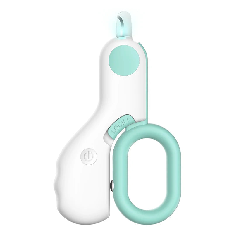LED Cat Nail Clipper – Safety Lock & Illuminated Blade