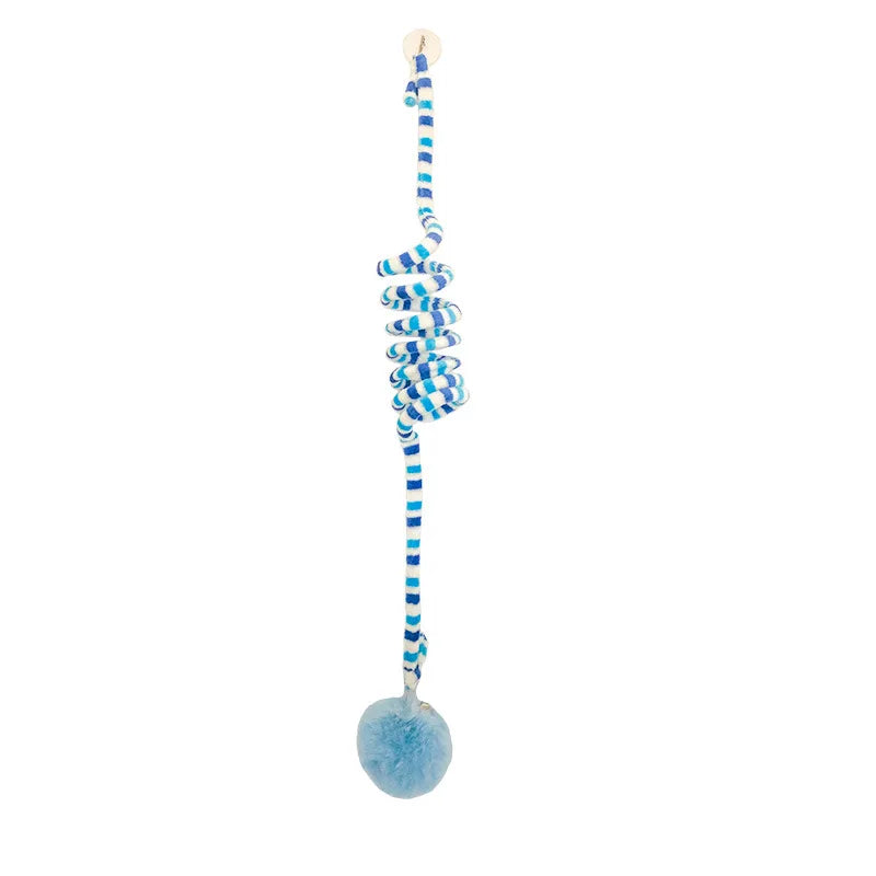 Interactive Hanging Cat Toy – With Bell & Feather