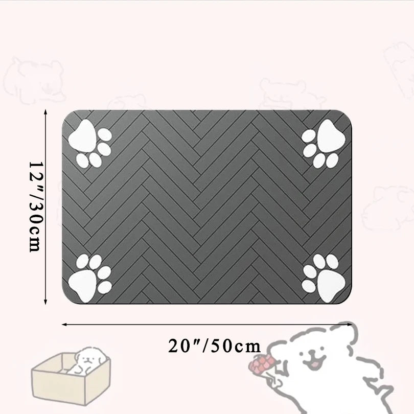 Waterproof Cat Feeding Mat – Non-Slip & Quick-Dry