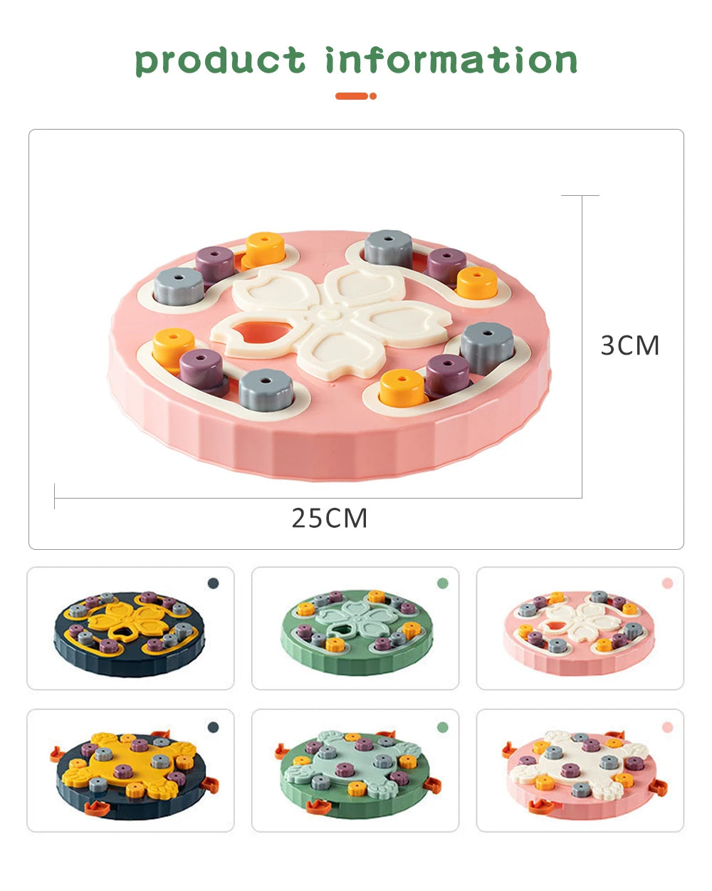 Interactive Puzzle Feeder Bowl