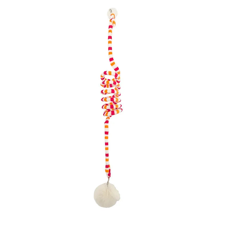 Interactive Hanging Cat Toy – With Bell & Feather