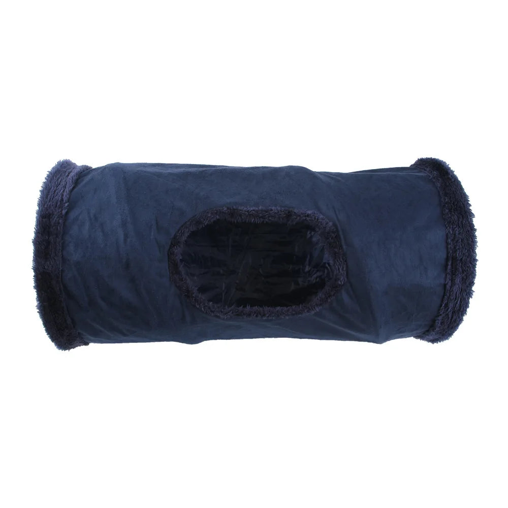 Suede Collapsible Cat/Tunnel Play Tube