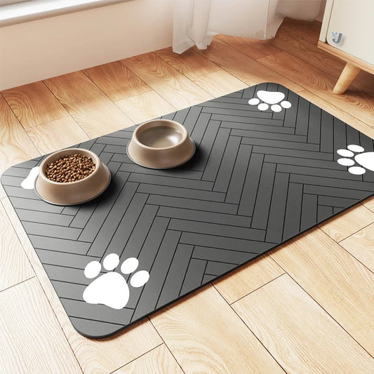 Waterproof Cat Feeding Mat – Non-Slip & Quick-Dry