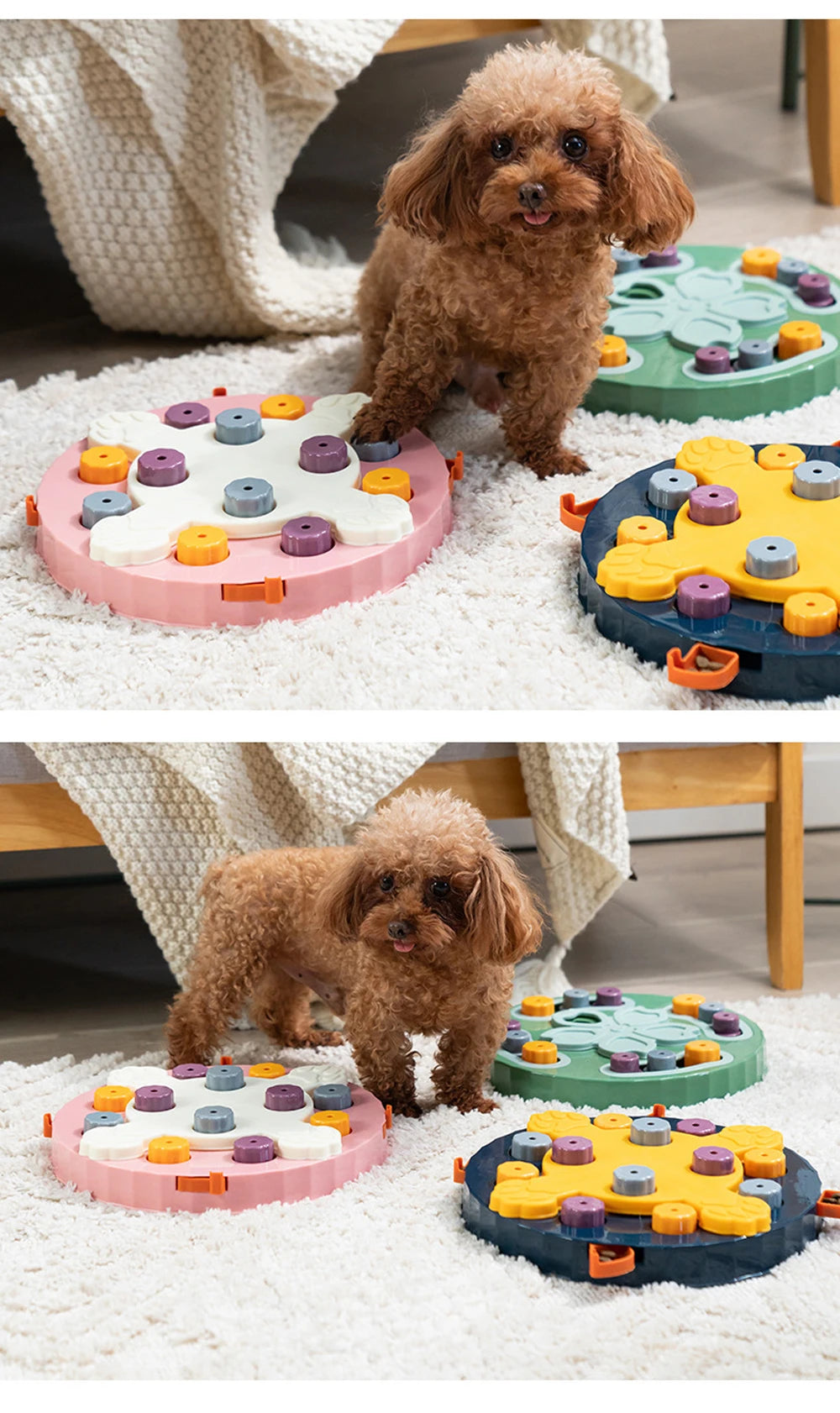 Interactive Puzzle Feeder Bowl