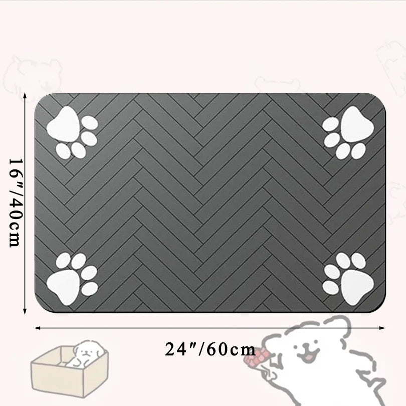Waterproof Cat Feeding Mat – Non-Slip & Quick-Dry