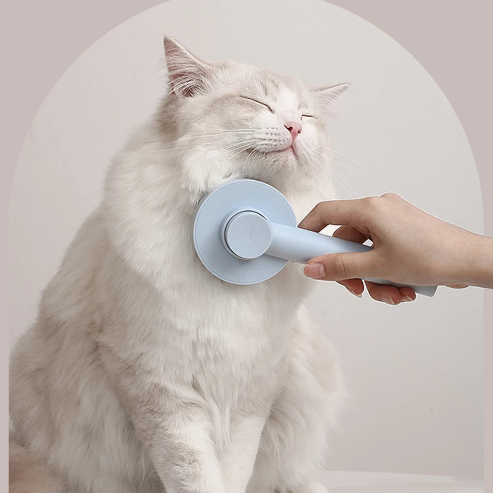 Self-Cleaning Pet Hair Brush – Cat & Dog Grooming Tool